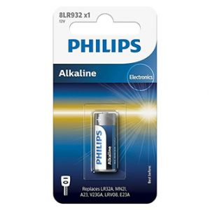 Baterie alkalická, A23, A23, 12V, PHILIPS, blistr, 1-pack, 8LR932/01B, V23GA,MN21,K23A,V23