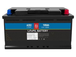 Avacom A2D2 baterie LiFePO4 12,8V 100Ah F15 samozahřívací pouzdro pro autobaterii (Gotion 