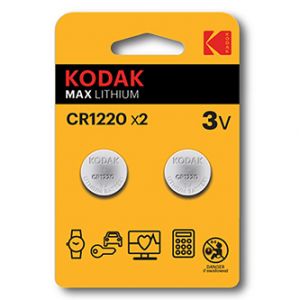 Kodak Jednorázová lithiová baterie CR1220, 2-pack