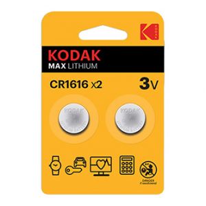Kodak Jednorázová lithiová baterie CR1616, 2-pack
