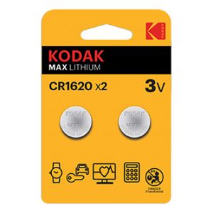 Kodak Jednorázová lithiová baterie CR1620, 2-pack