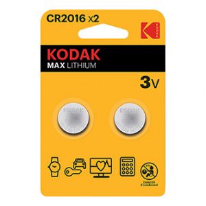 Kodak Jednorázová lithiová baterie CR2016, 2-pack
