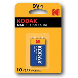 Kodak Jednorázová alkalická baterie 9VA, 1-pack