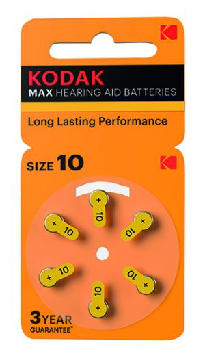 Kodak Jednorázová zinkovzdušná baterie P10, 6-pack