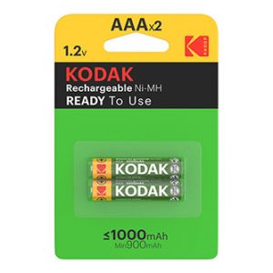 Kodak Nabíjecí Ni-MH baterie AAA, 2-pack