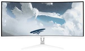 AROZZI NOVA herní monitor 34" 34T2K165 White/ LED/ 3440x1440/ 165Hz/ VA/ 4000:1/ 1ms/ 2xHD