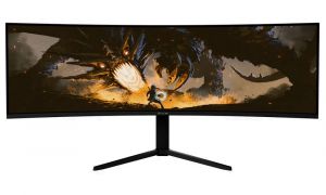 AROZZI NOVA herní monitor 49" 49TUW165 Black/ LED/ 5120x1440/ 165Hz/ VA/ 3000:1/ 1ms/ 2xHD