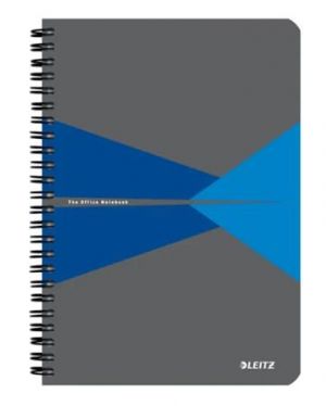Leitz zápisník Office A5 s kartonovými deskami, drátěná vazba, čtverečkovaný
