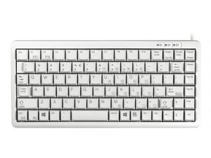 CHERRY Compact-Keyboard G84-4100 - Klávesnice - USB - QWERTY - americká - světle šedá