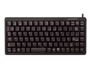 CHERRY Compact-Keyboard G84-4100 - Klávesnice - PS/2, USB - německá - černá