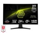 MSI Gaming monitor MAG 274CQF, 27" Rapid VA zakřivený/2560x1440 WQHD/180Hz/0,5ms/2xHDMI/DP