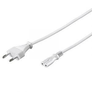 PREMIUMCORD Kabel síťový 230V k magnetofonu 3m, bílý
