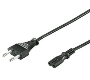 PREMIUMCORD Kabel síťový 230V k magnetofonu 3m, černý