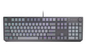 Endorfy mechanická klávesnice Thock V2 / drátová / ARGB /  red sw. / USB / num. kl. / US l