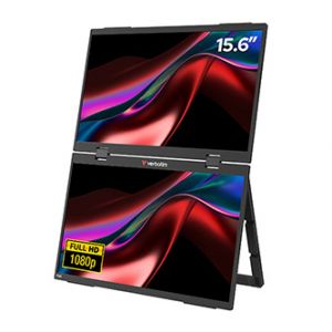 Verbatim přenosný  monitor, Dual Monitor Essentials, 15.6", Full HD (1920x1080), 60Hz, čer