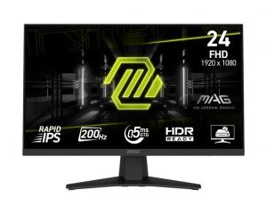 MSI MAG/244F/23,8"/IPS/FHD/200Hz/0,5ms/Černá/3R