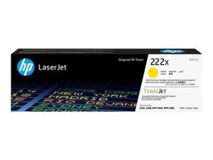 HP 222X - Vysoká výtežnost - žlutá - originální - LaserJet - kazeta s barvivem (W2222X) -