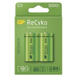 Nabíjecí baterie, C (HR14), 3000 mAh, GP, 2-pack