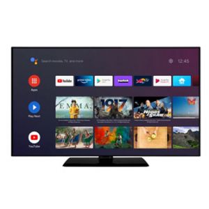 Televize Orava, LT-ANDR43 4K1, 43", 4K UHD 3840 x 2161, 50/60 Hz, černá, Android TV