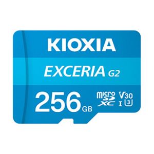 Kioxia Paměťová karta Exceria (M203), 256GB, microSDXC, LMEX2L256GG2, UHS-I U1 (Class 10),
