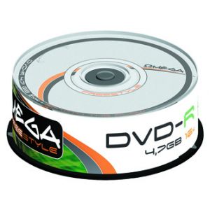 Omega Freestyle DVD-R, OMDF1625-, 4.7GB, 16x, cake box, 25-pack, bez možnosti potisku, 12c