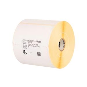 Zebra Label, Paper, 19x6mm; Thermal Transfer, Z-PERFORM 1000T, Uncoated, Permanent Adhesiv