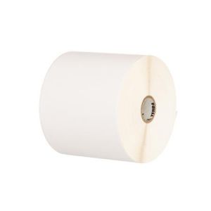 Zebra Label, Polyimide, 41.3x6.35mm; Thermal Transfer, Z-Supreme 4000T White, Permanent Ac