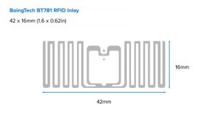 Zebra, permanent, label roll, Zebra, synthetic, W 44mm, H 19mm, RFID