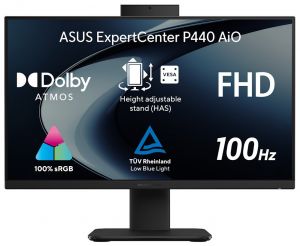 ASUS ExpertCenter P4 AiO/ i3-1315U/ 8GB/ 512 GB SSD/ Intel® Graphics/ 23,8"FHD,matný/ W11P