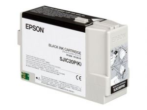 Epson SJIC20P(K) - Černá - originální - inkoustová cartridge - pro TM C3400BK