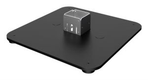 Elo Wallaby Self-Service Floor Stand base, black (note: complete self-service floor stand