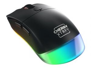 CHERRY Xtrfy M50 - Myš - ergonomický - lehký - optický - bezdrátový, kabelové - 2.4 GHz, B
