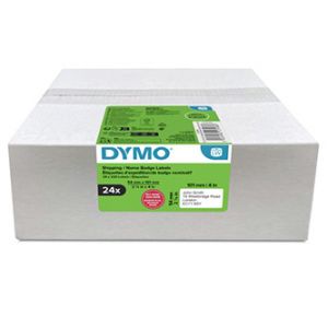 Dymo papírové štítky 101mm x 54mm, bílé, pro přepravu, 24 x 220 ks, 2223588, 24 rolí v bal