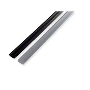 Hřbety násuvné Eurosupplies 4 mm černé, 1-30 listů, (50 ks)