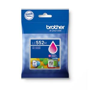 Brother originální ink LC552M, magenta, 550str.