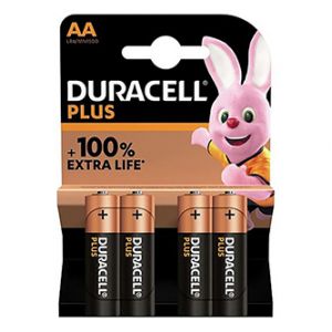 Duracell Jednorázová alkalická baterie AA, 4-pack