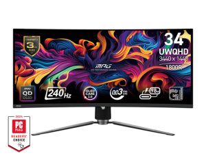 MSI Gaming monitor MPG 341CQPX QD-OLED, 34,18" QD-OLED zakřivený/3440x1440 (UWQHD)/240Hz/0