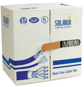Instalační kabel SOLARIX CAT5E FTP PVC 305m/box