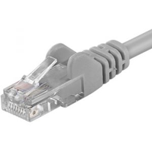 PREMIUMCORD Patch kabel UTP RJ45-RJ45 level 5e 3m šedá