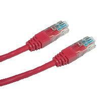 DATACOM Patch cord UTP Cat6 0,5m červený