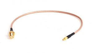 pigtail 25cm RG316 MMCX přímý - RSMA female (pin)