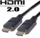 PREMIUMCORD HDMI 2.0 High Speed+Ethernet, zlacené konk., 1,5m