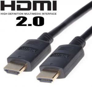 PREMIUMCORD HDMI 2.0 High Speed+Ethernet, zlacené konk., 1,5m