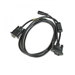 Cable: RS232, black, DB9, 5V, 2.9m (9.5) straight, External IO