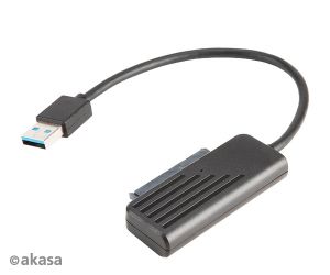 AKASA USB 3.1 adaptér pro 2,5" HDD a SSD - 20 cm