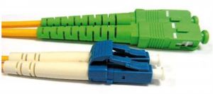 Patchcord FO duplex LC-SC/APC 9/125um SM, 20m, G657A 1,8mm