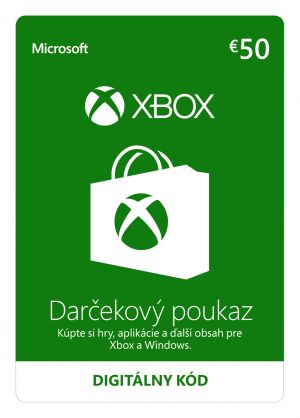 ESD XBOX - Dárková karta Xbox 50 EUR