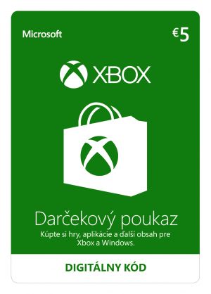ESD XBOX - Dárková karta Xbox 5 EUR