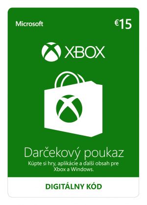 ESD XBOX - Dárková karta Xbox 15 EUR