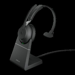 Jabra Evolve2 65, Link380a MS Mono Stand Black